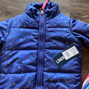 Girls 2T light cost and dress combo